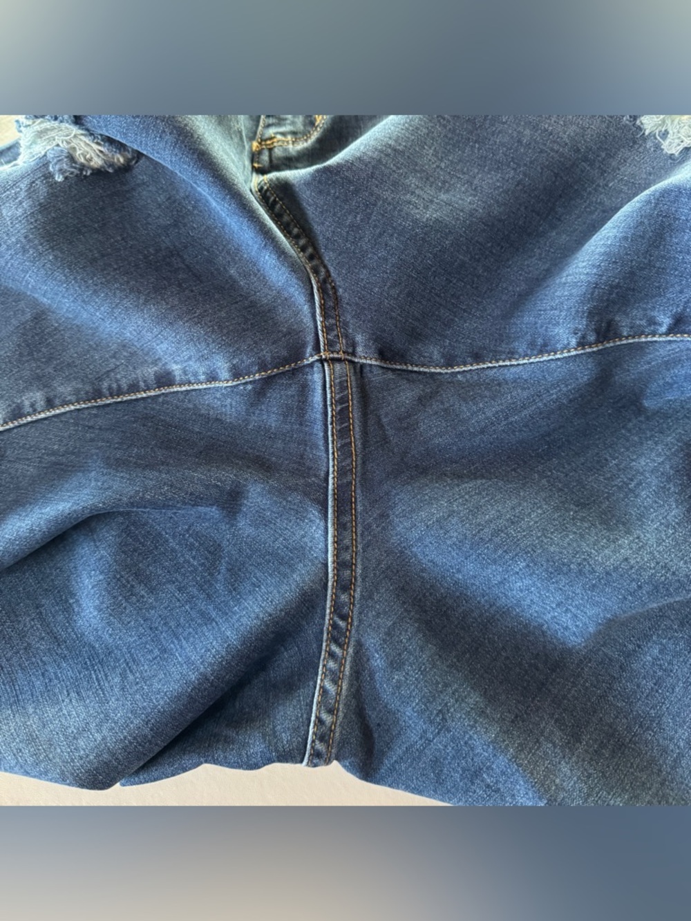 Judy Blue Jeans Distressed Lace Patch Skinny Mid Rise Denim Stretch JB8463 (24W) - Picture 12 of 17